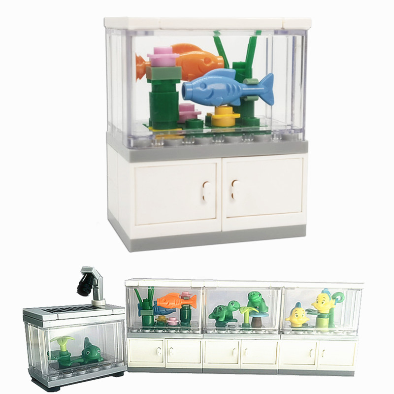 Aquarium Fish Game - City Friends Fish Tank Building Blocks