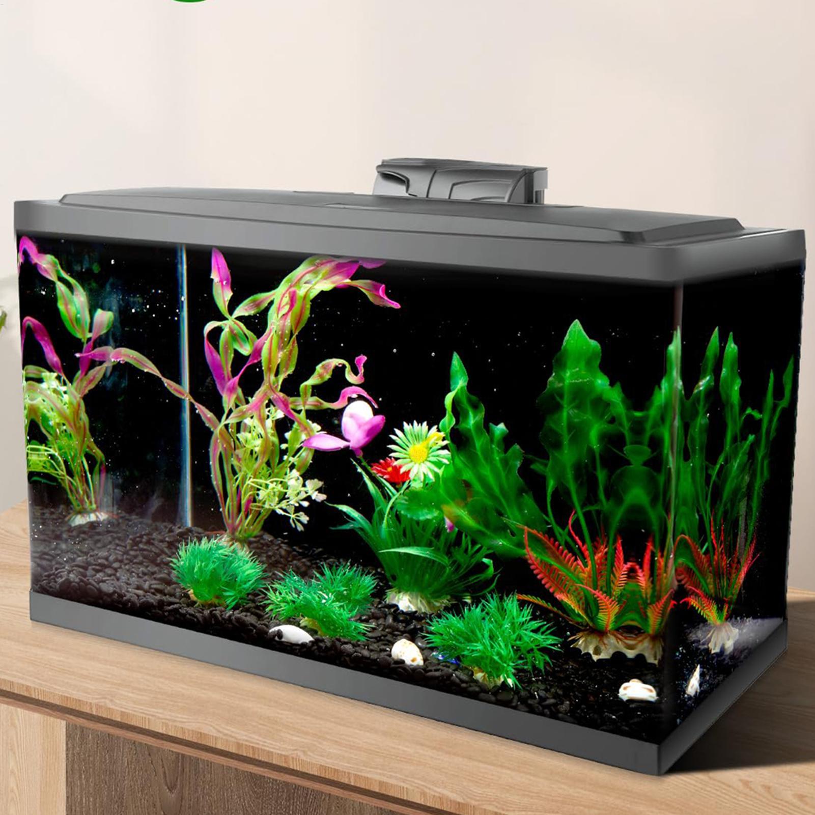 Aquarium Fish Wallpaper - Tło do akwarium, naklejka statyczna, czarne