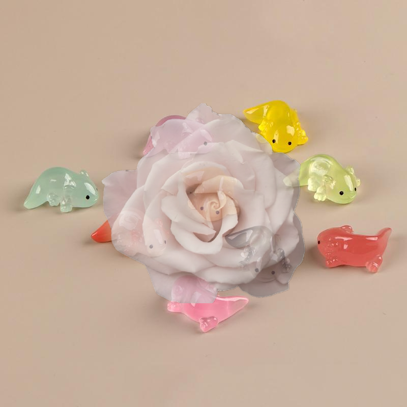 Aquarium Fish Popular - Popularne Kawaii Mini Świecące Figurki Salamandr