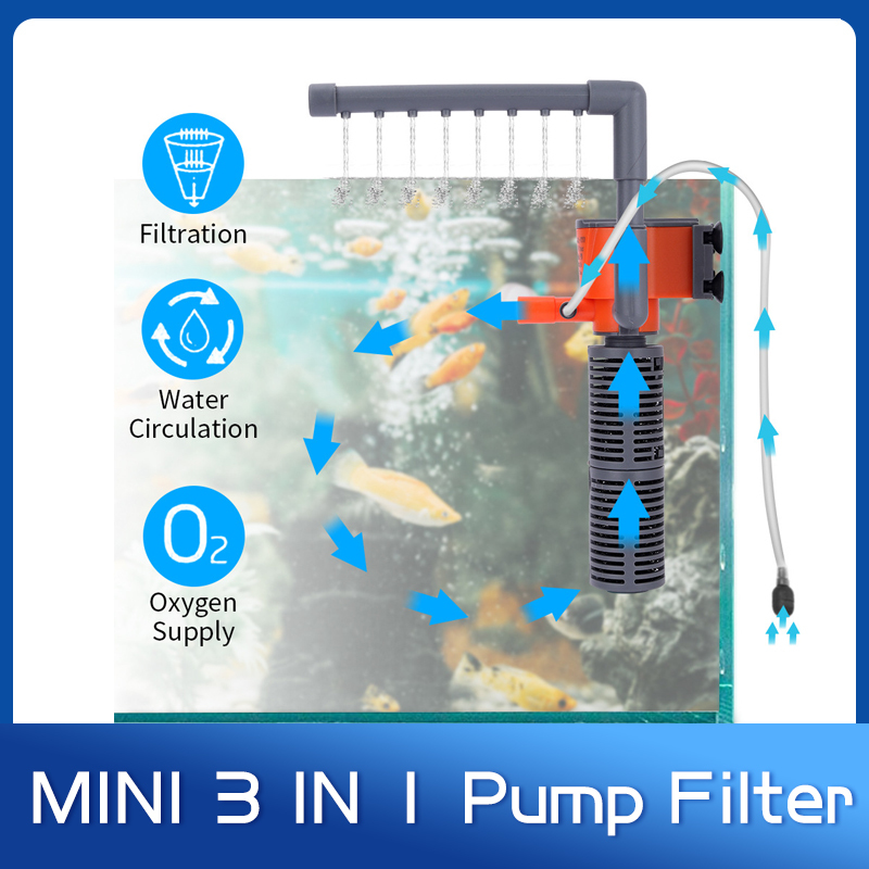Aquarium Xilong - Xilong XL-666/777A Mini pompująca pompa z