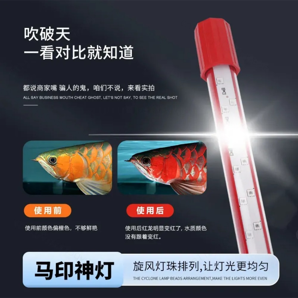 Trójkolorowa Wodoodporna Lampa – Aquarium Fish Parrot recenzja i cena