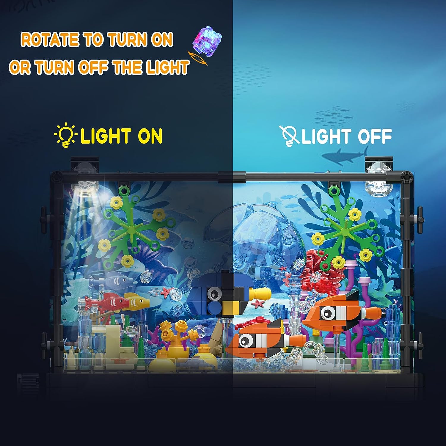 Zestaw klocków MOC Ocean Fish  – Aquarium Fish Game recenzja i cena