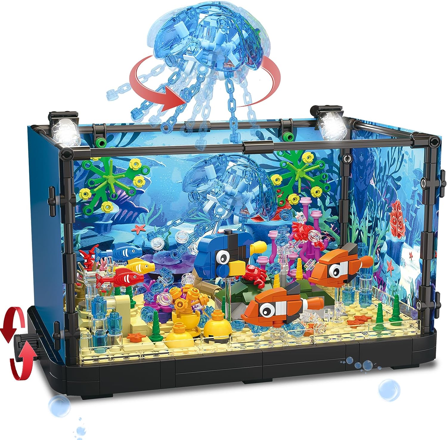 Zestaw klocków MOC Ocean Fish  – Aquarium Fish Game recenzja i cena