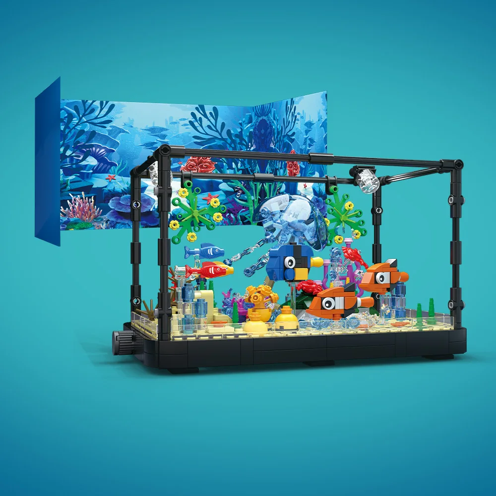 Zestaw klocków do budowy akwar – Aquarium Fish Game recenzja i cena