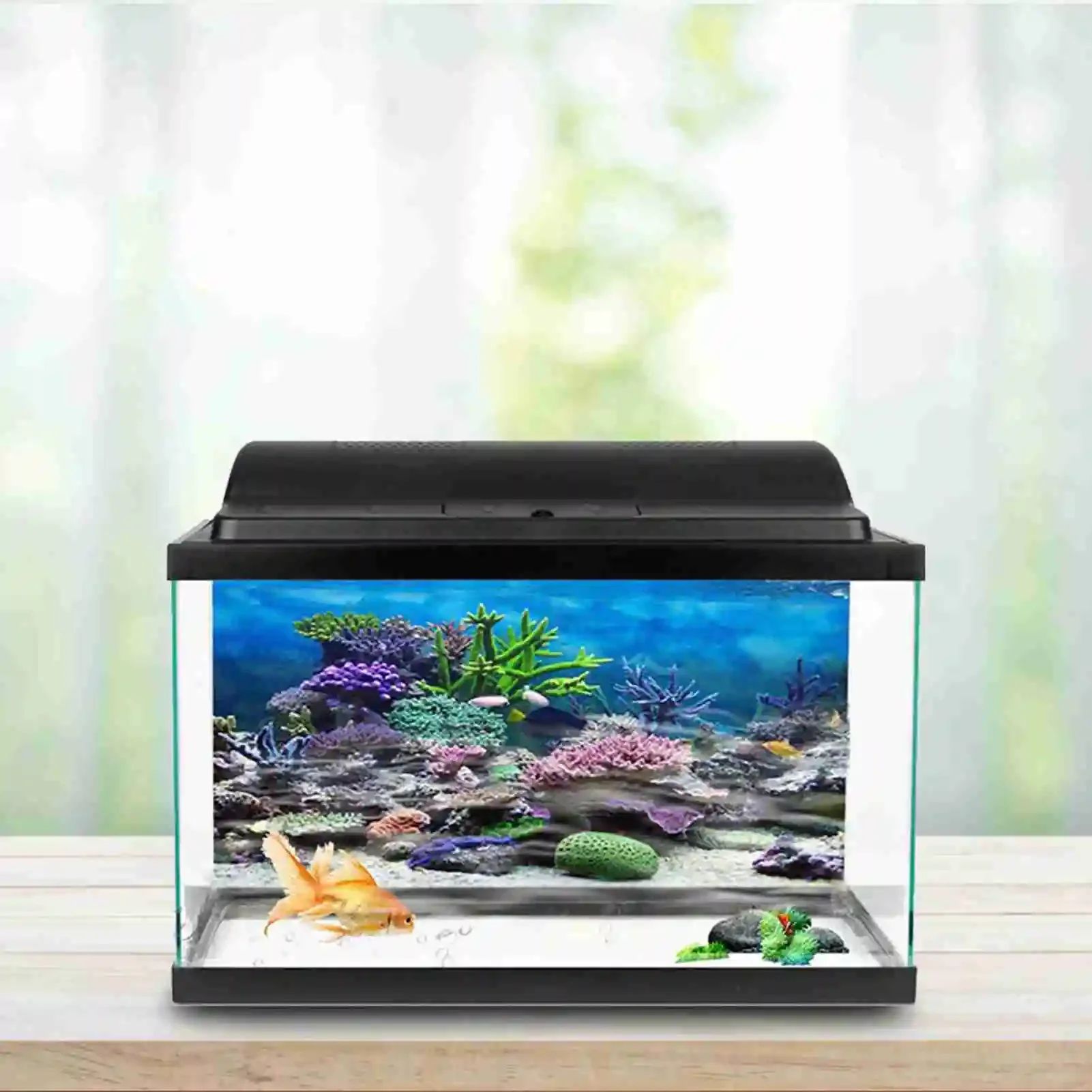 3D plakat krajobraz akwarium l – Aquarium Fish Wallpaper recenzja i cena