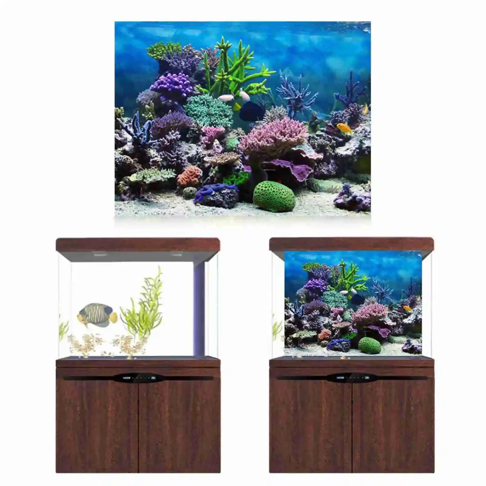 3D plakat krajobraz akwarium l – Aquarium Fish Wallpaper recenzja i cena